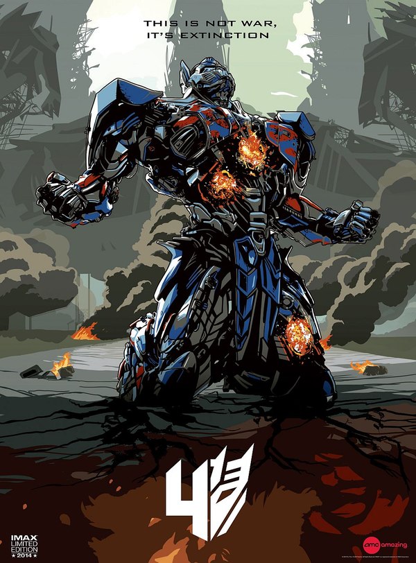 AMC Regal Cinemas Exclusive IMAX 3D Posters For Transformers Age Of Extinction  (1 of 2)